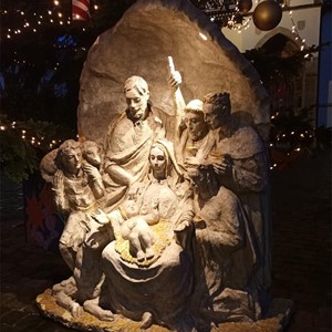 Postavljene jaslice na Trgu svetoga Marka na Gornjem Gradu